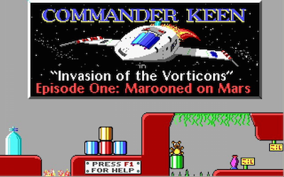 Commander Keen: Invasion of the Vorticons box art