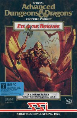 Eye of the Beholder DOS game screenshot