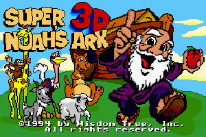 Super 3-D Noah’s Ark (1994) – Free DOS Game to Download & Play