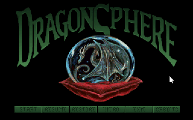 Dragonsphere DOS game screenshot