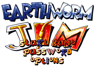 Earthworm Jim DOS game screenshot