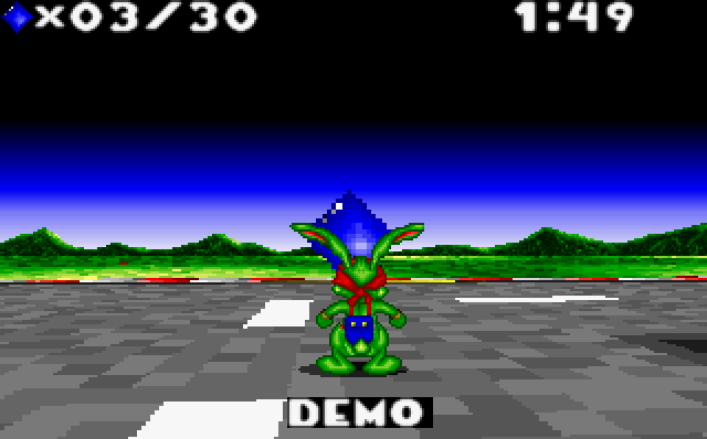 Jazz Jackrabbit (1994) main menu running in DOSBox