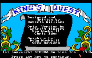 King’s Quest I (1984): Sierra’s IBM PCjr Showcase