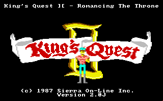King's Quest II: Romancing the Throne DOS game screenshot