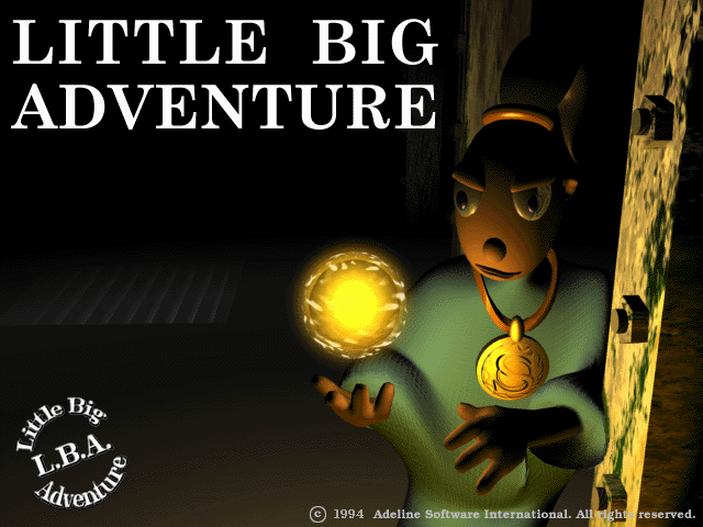 Little Big Adventure DOS game screenshot