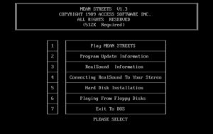 Mean Streets (1989): Where Tex Murphy Started It All
