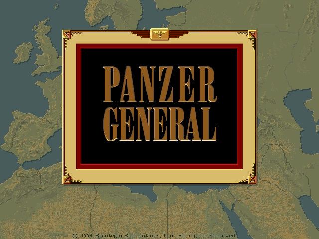 Panzer General DOS game screenshot