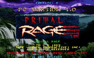 Primal Rage (1995): When Claymation Dinosaurs Ruled Fighting Games