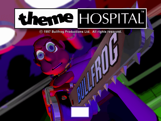 Theme Hospital DOS game screenshot