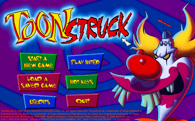 Toonstruck DOS game screenshot