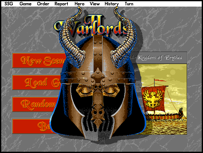 Warlords II DOS game screenshot