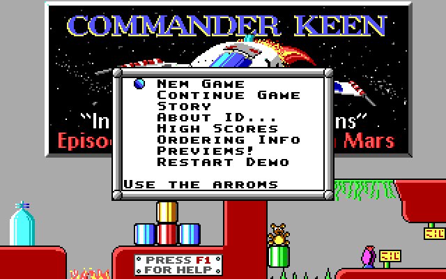 Commander Keen Invasion of the Vorticons title screen