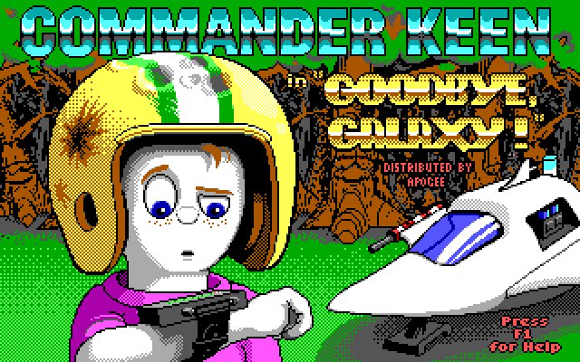 Commander Keen 4 Secret of the Oracle title screen